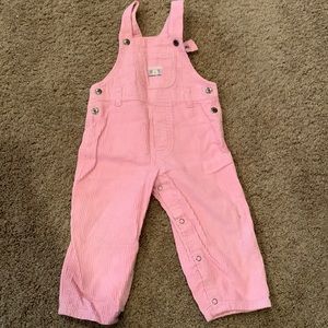 Girl’s corduroy overalls